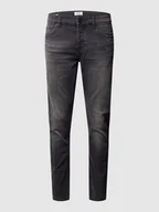 Spodnie męskie - Jeansy w dekatyzowanym stylu o kroju slim fit - miniaturka - grafika 1