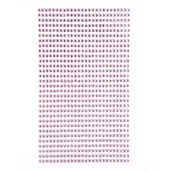 Zabawki kreatywne - Dalprint Kryształki samoprzylepne DPCRAFT 3mm, 806 szt. - light pink AA144DLP - miniaturka - grafika 1