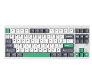 MCHOSE GX87 Lite Matcha Latte v2 Biało-zielony GX87-A1 - Klawiatury - miniaturka - grafika 1