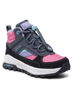 Buty dla dziewczynek - Skechers Sneakersy Let's Explore 302949L/GYMT Szary - miniaturka - grafika 1