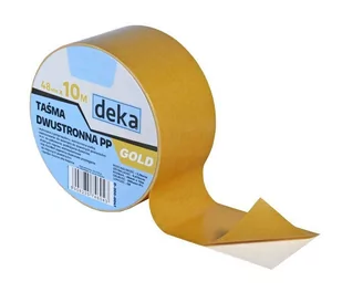 DEKA TAŚMA DWUSTRONNA PP GOLD 48MM*10M D-300-0041 [6689549] - Taśmy klejące - miniaturka - grafika 1