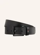 Paski - Tommy Hilfiger Pasek Skórzany Denton Matte schwarz - miniaturka - grafika 1