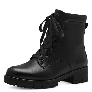 Jana Damskie sztyblety Lace Boot Heel 8-25263-43, czarny, 37 EU Weit - Botki damskie - miniaturka - grafika 1