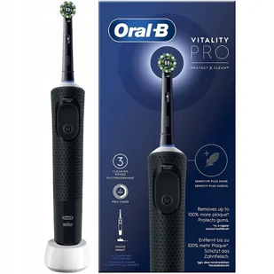 Oral-B Vitality Pro Protect X D103 Czarny - Szczoteczki elektryczne - miniaturka - grafika 2