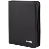 Teczki i aktówki - Czarny Beltimore luksusowy męski biwuar aktówka teczka organizer dla handlo - miniaturka - grafika 1