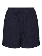Spodenki damskie - Vero Moda Szorty "Hay" w kolorze granatowym - miniaturka - grafika 1
