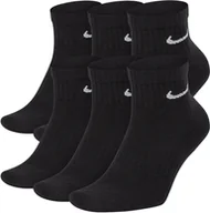 Skarpetki damskie - Skarpety NIKE Everyday Cotton Cush Ankle 6 pak DRI-FIT czarne - miniaturka - grafika 1