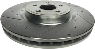 Przednie klocki Z26 + WIERCONE nacinane tarcze hamulcowe POWERSTOP Dodge Durango SRT 6,4 V8 - Tarcze hamulcowe - miniaturka - grafika 12