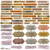 Scrapbooking - NAKLEJKI PAPIEROWE 24x24 ScrapLove - Napisy 13 - miniaturka - grafika 1