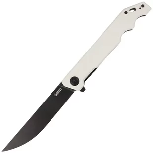 Nóż składany Kubey Knife Pylades Ivory G10, Blackwash AUS-10 (KU253D) - Noże - miniaturka - grafika 1