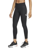 Spodnie rowerowe - Nike Spodnie damskie W Nk FST Sw Hbr Df Mr 7/8 Tgt Black/White, FN3268-010, 2XL - miniaturka - grafika 1