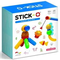 Klocki - Magformers Stick-O Zestaw wędkarski 26 elementów - miniaturka - grafika 1