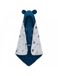 Bonjour Cherie Kocyk do fotelika samochodowego 90/90 Królik minky Posejdon - Akcesoria do fotelików - miniaturka - grafika 1