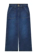 Spódnice - gonne kobieta lee 112370875 ww maxi abundant blue - miniaturka - grafika 1