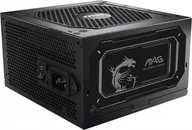Zasilacze komputerowe - MSI MAG A750GL PCIE5 II 750W 120mm 80plus Gold aPFC 306-7ZP8E11-CE0 - miniaturka - grafika 1