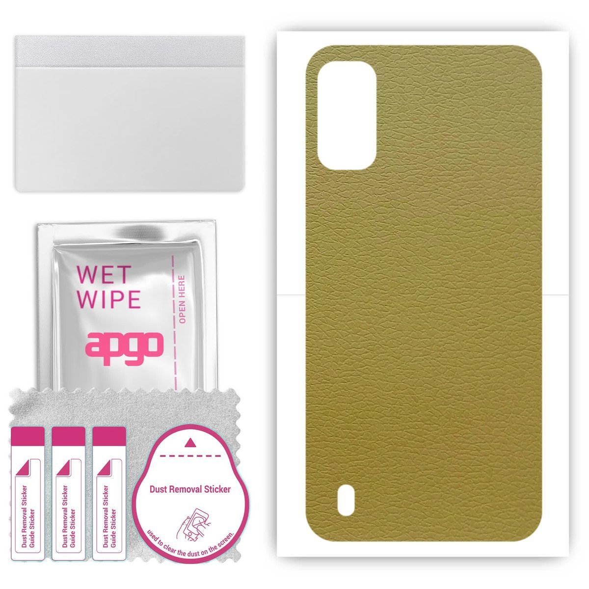 Folia naklejka skórka strukturalna na TYŁ do Nokia G11 - Skóra Oliwkowa - apgo SKINS