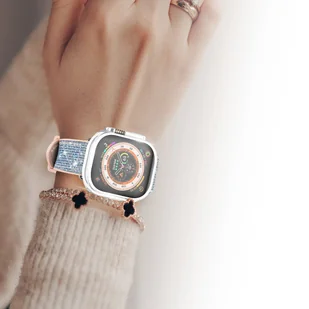 Dux Ducis Samo etui do Apple Watch Ultra 49 mm elastyczny pokrowiec na smartwatch srebrne - Akcesoria do smartwatchy - miniaturka - grafika 6