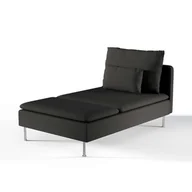Pokrowce na meble - Dekoria pl pl Pokrowiec na szezlong Söderhamn Shadow Grey grafitowy) 93 x 151 x 83 cm Cotton Panama 1009-702-08 - miniaturka - grafika 1