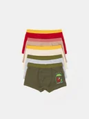 Majtki dla dzieci - Sinsay - Bokserki 5 pack - wielobarwny - miniaturka - grafika 1