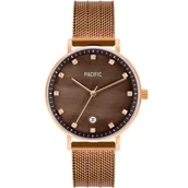 Zegarki męskie - Brązowy damski zegarek PACIFIC X6090-10 - miniaturka - grafika 1