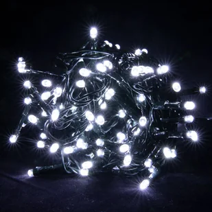ASJ Commerce Lampki choinkowe zewnętrzne 180 led białe światło 8 funkcji AX8405030 - Oświetlenie świąteczne - miniaturka - grafika 1