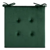 Poduszki dekoracyjne - Poduszka na siedzisko Gaja 40 x 40 cm ciemnozielony - miniaturka - grafika 1