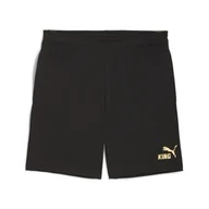 Spodnie sportowe męskie - Męskie szorty piłkarskie KINGtouch PUMA Black Gold - miniaturka - grafika 1