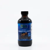 Witaminy i minerały - Green Pasture, Blue Ice, fermentowany olej z wątroby dorsza + cynamon, 237 ml - miniaturka - grafika 1