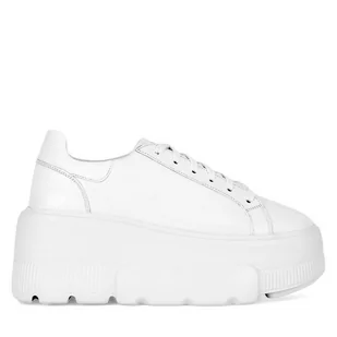 Sneakersy Badura CASI-01W1 Biały - Półbuty damskie - miniaturka - grafika 1