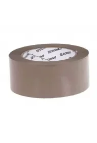 Taśma pakowa brązowa DONAU Hot-Melt, 48mm, 120m, 40mikr., - Taśmy klejące - miniaturka - grafika 1