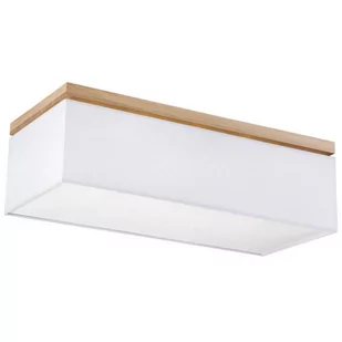 Britop Plafon LAMPA skandynawska VERTIGA 34512474 abażurowa OPRAWA sufitowa prostokątna szara - Lampy sufitowe - miniaturka - grafika 1