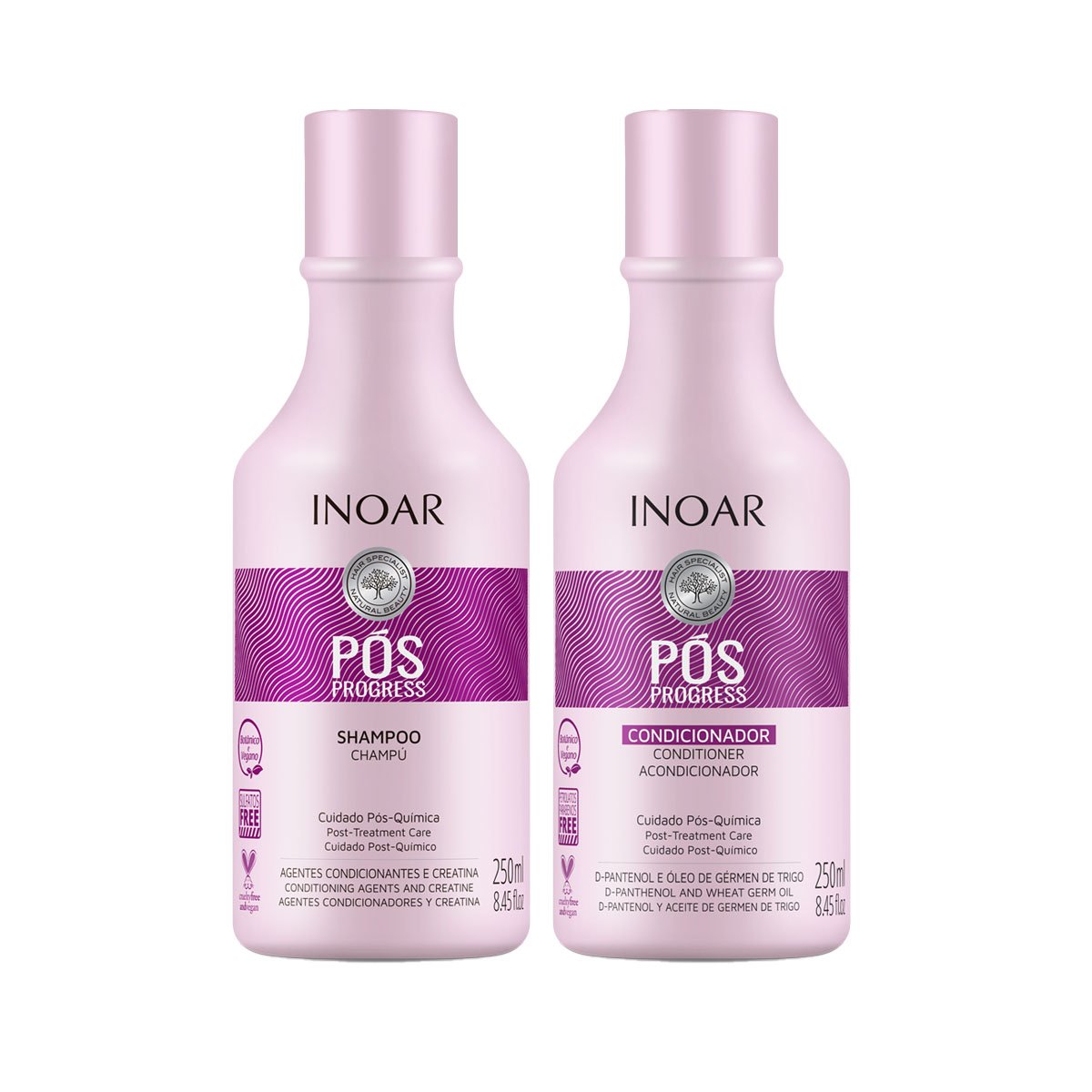 Inoar Pos 2 x Zestaw po keratynowym prostowaniu