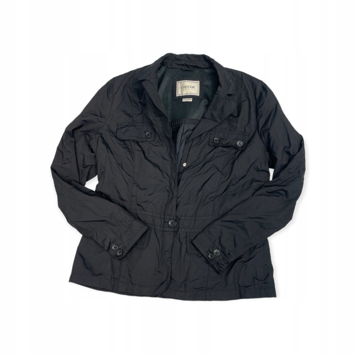 Przejściowa czarna kurtka damska GEOX RESPIRA XL