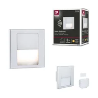 Oprawy, klosze i abażury - Oprawa schodowa TSARO kwadrat LED 1W 2700K -chrom - miniaturka - grafika 1