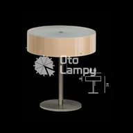 Lampy stojące - Lampka biurkowa LIMA G9 - ecru połysk - miniaturka - grafika 1