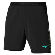 Spodenki męskie - Spodenki męskie Mizuno  Mugen 8 In Amplify Short  Black S - miniaturka - grafika 1