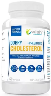 Wish, Dobry Cholesterol + Probiotyk, 60 Kaps. - Serce i układ krążenia - miniaturka - grafika 1