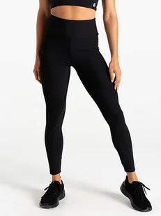Dare 2b Legginsy sportowe "Hustle" w kolorze czarnym - Spodnie sportowe damskie - miniaturka - grafika 1