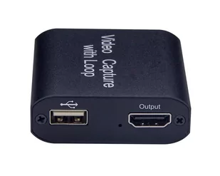 Grabber Hdmi przechwytywanie obrazu Streaming - Kable komputerowe i do monitorów - miniaturka - grafika 1