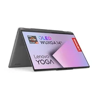 Laptopy 2w1 - Lenovo Yoga 7 2-in-1 Gen 9 — komputer przenośny AI PC 14" WUXGA OLED (AMD Ryzen 5 8640HS, 16 GB RAM, 512GB SSD, Wi-Fi 6E, Win 11 Home) Szary, klawiatura QWERTY Hiszpański - miniaturka - grafika 1