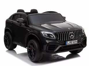 Super-Toys MERCEDES GLC 63S LICENCJA 4X4 2x12V MIĘKKIE KOŁA EVA MIĘKKIE SIEDZENIE WALIZKA FULL OPCJA/XMX608 XMX-608-LAKIER-CZARNY - Pojazdy elektryczne dla dzieci - miniaturka - grafika 1