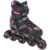 Rolki - Rolki Regulowane Raven Pulse Black/Fuchsia 37-40 - miniaturka - grafika 1