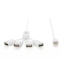 Digitus Hub USB 2.0 4 SlimSpider DA-70216 - Huby USB - miniaturka - grafika 3