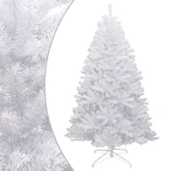 Choinki - vidaXL sztuczne choinka zawiasowa, ośnieżone, 150 cm - miniaturka - grafika 1