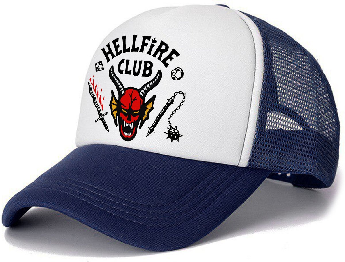 CZAPKA Z DASZKIEM HELLFIRE CLUB STRANGER THING Y4
