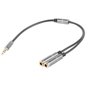 Adaptery i przejściówki - Natec Adapter audio Minijack->2x Minijack GENESIS A20 NKA-0729 - miniaturka - grafika 1