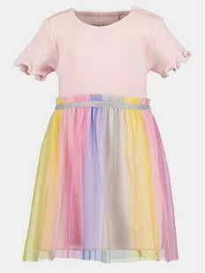 Blue Seven Sukienka letnia 911069 X Kolorowy Regular Fit - Sukienki i spódniczki dla dziewczynek - miniaturka - grafika 1