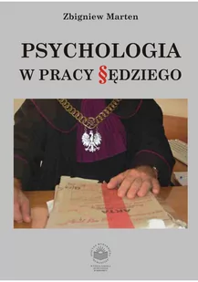 Psychologia w pracy sędziego - E-booki - nauka - miniaturka - grafika 1