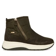 Botki damskie - Botki Caprice 9-26400-45 Khaki - miniaturka - grafika 1