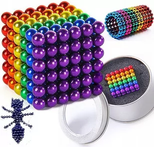 klocki KULKI MAGNETYCZNE NEOCUBE 5MM 216SZT mixBOX - Zabawki kreatywne - miniaturka - grafika 1